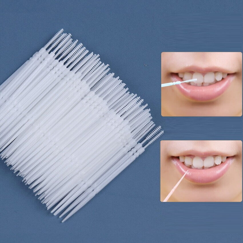 Combo 3 bịch Tăm Nhựa Okamura Toothpick (120 cây)
