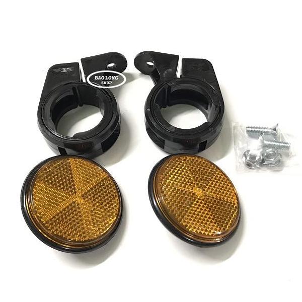 Mắt Mèo Phản Quang Gắn Phuộc Các loại Xe Máy (pass tròn gắn phuộc)