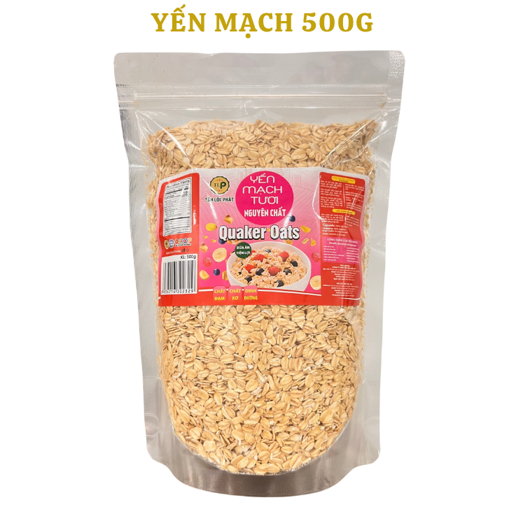 Yến Mạch Cán Vỡ Tân Lộc Phát Bịch 500g