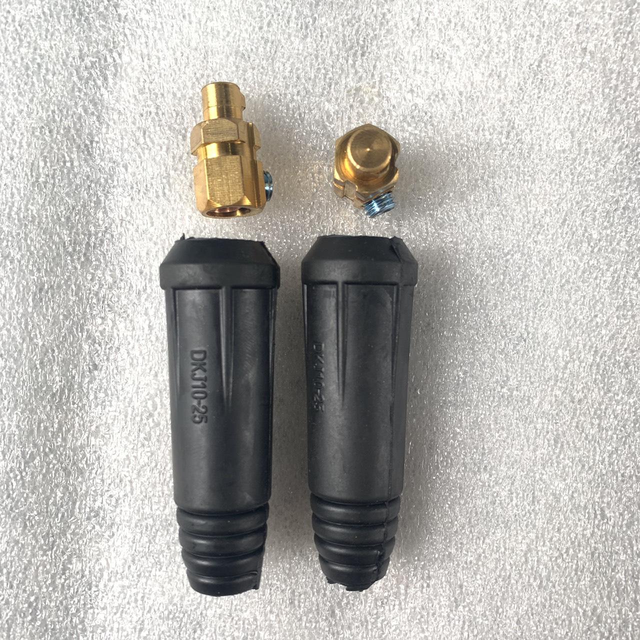 bộ 2 cọc hàn đực 10-25 dùng cho máy hàn