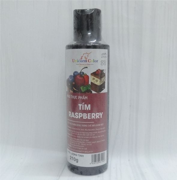 Màu nước thực phẩm unicorn tím raspberry 210gr