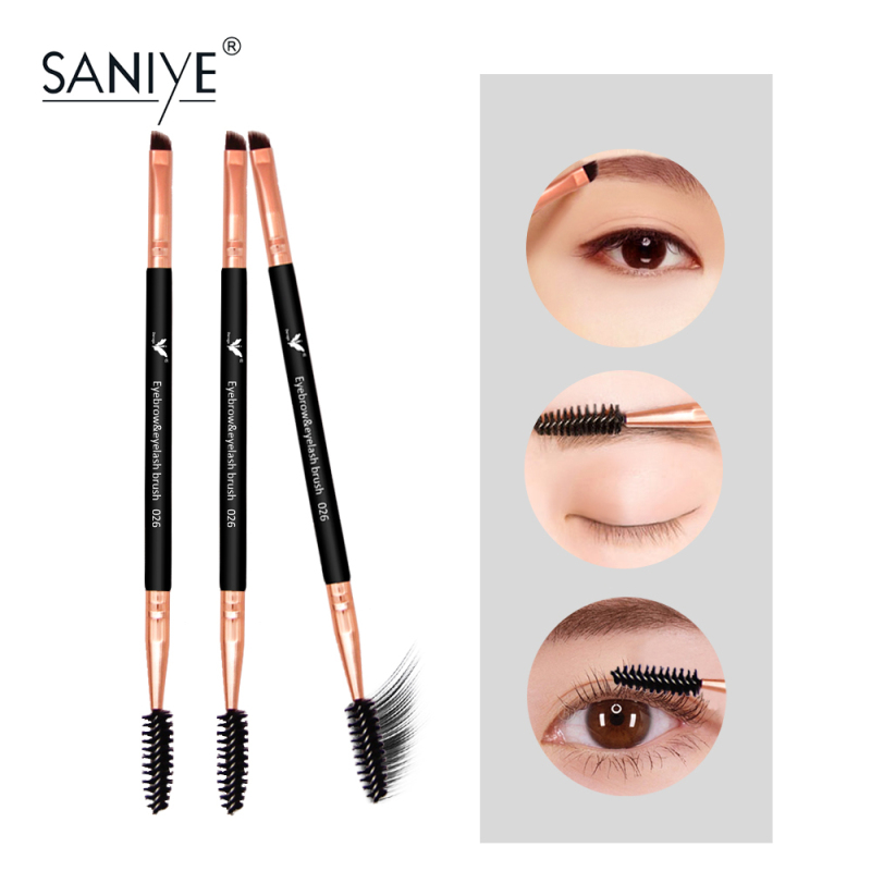 Cọ trang điểm hai đầu chuyên nghiệp SANIYE chất lượng cao cho lông mày A026 - INTL