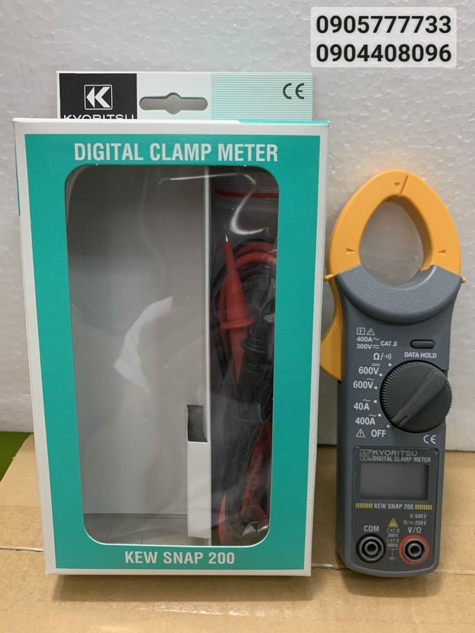 Đồng Hồ Ampe kìm AC KYORITSU KEWSNAP200 (400A, 600V)