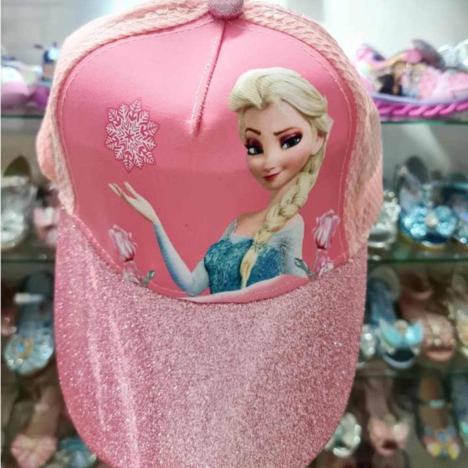 Nón công chúa Elsa lưới cho bé gái