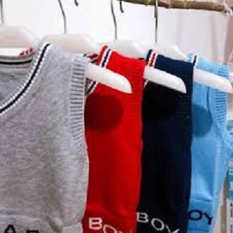 Áo gile len lông cừu Dokma bé trai từ 3 - 12 tháng