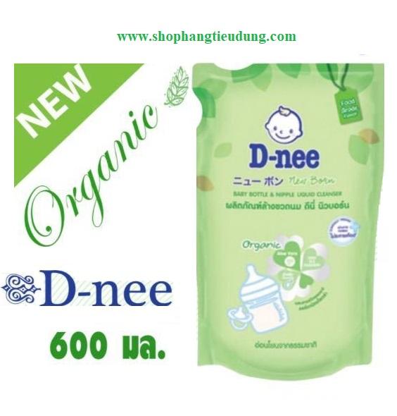 2 Túi nước rửa bình Dnee hữu cơ 600ml