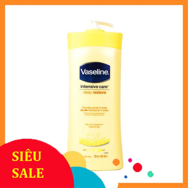 SỮA DƯỠNG THỂ VASELINE INTENSIVE CARE DEEP RESTORE