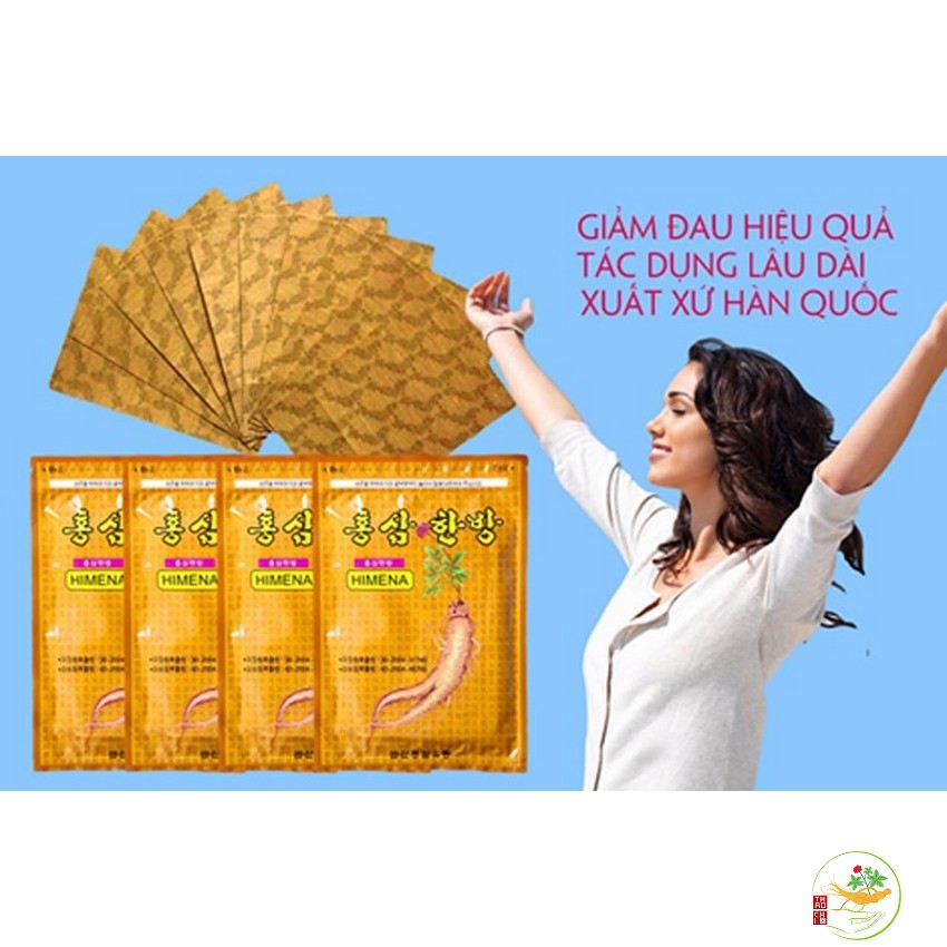 Cao Dán Hồng Sâm HIMENA Hàn Quốc. túi 20 miếng