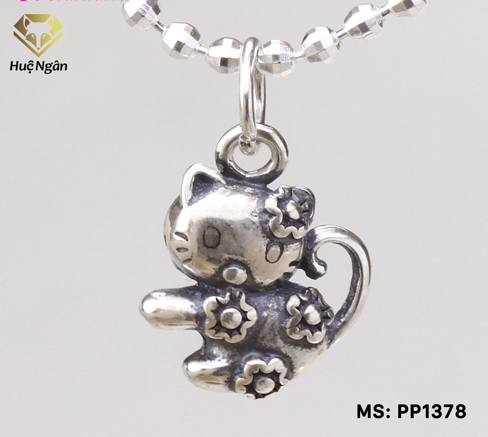 Mặt đeo dây chuyền, lắc tay, lắc chân cho bé 12 con giáp bạc Thái S925 Bạc Xinh - Quà tặng tuổi Mão PP1378