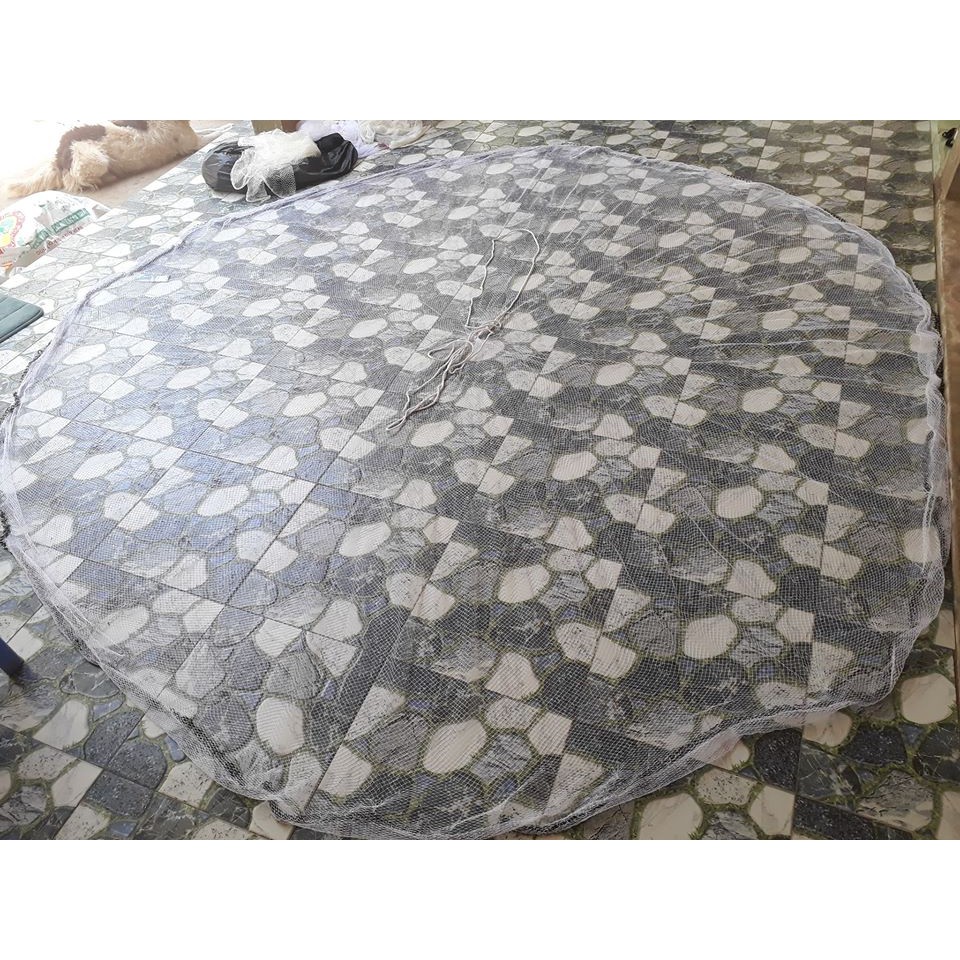 CHÀI LƯỚI ĐÁNH BẮT CÁ TÔM BUNG CHU VI 12M ( xả kho )