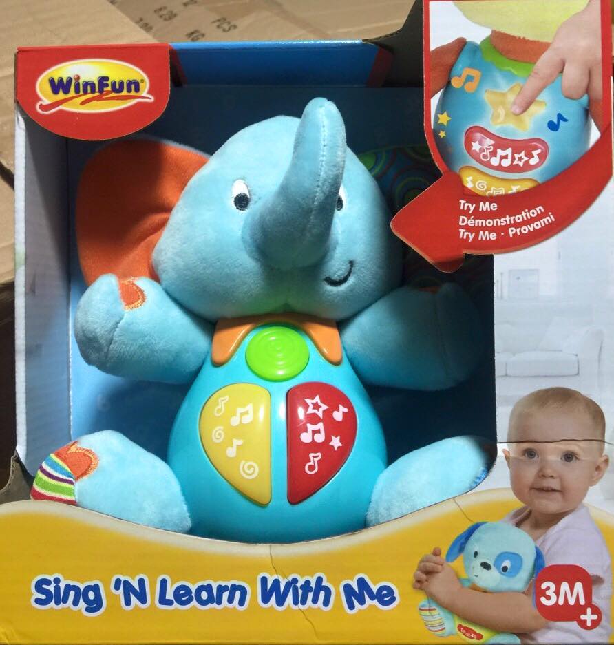 Thú bông biết hát chú voi Winfun 0689