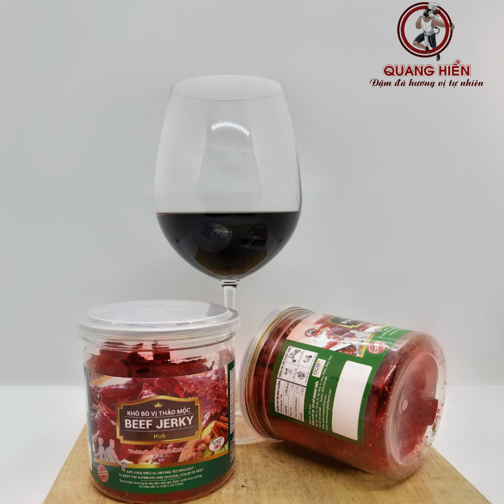 Beef jerky khô bò thảo mộc 100g