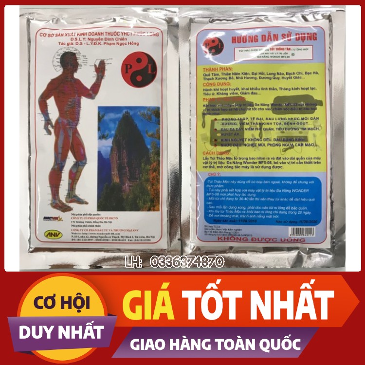 Bó Thảo Mộc Thông Cốt Tán Máy Vật Lý Trị Liệu