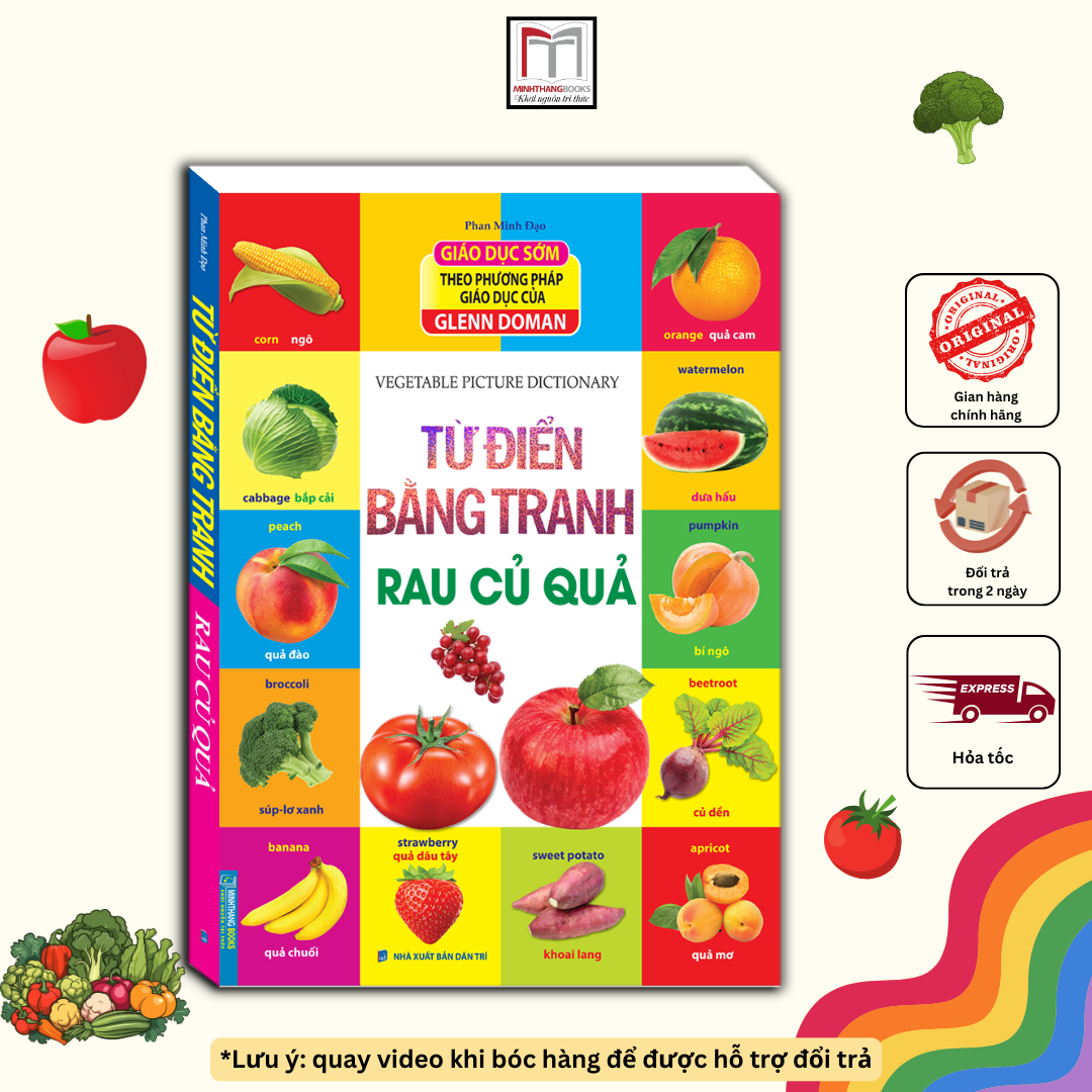Từ Điển Bằng Tranh - Rau Củ Quả (cứng)