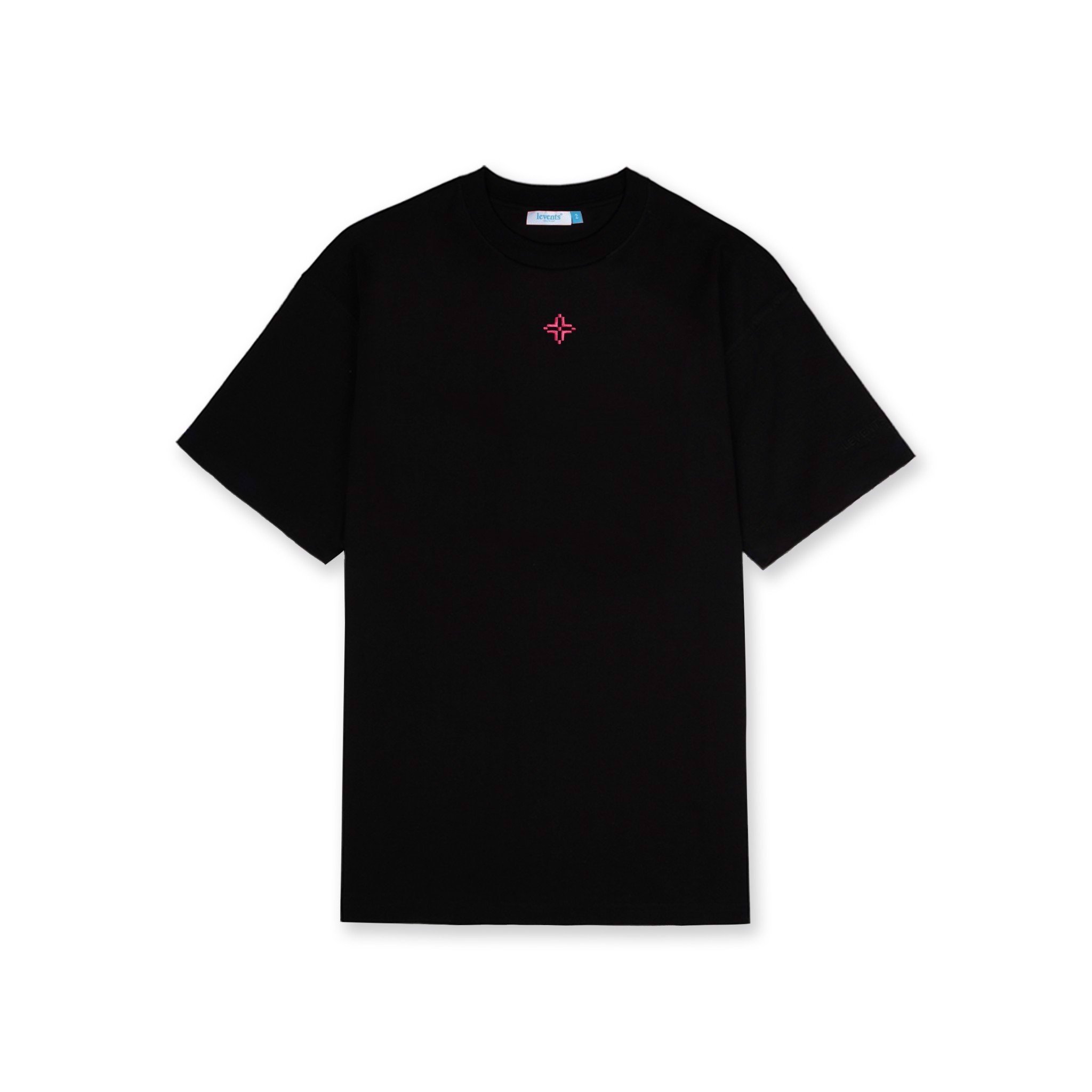 [DF]LEVENTS® Áo thun XL "LẤP LÁNH" LOGO BLACK / PINK