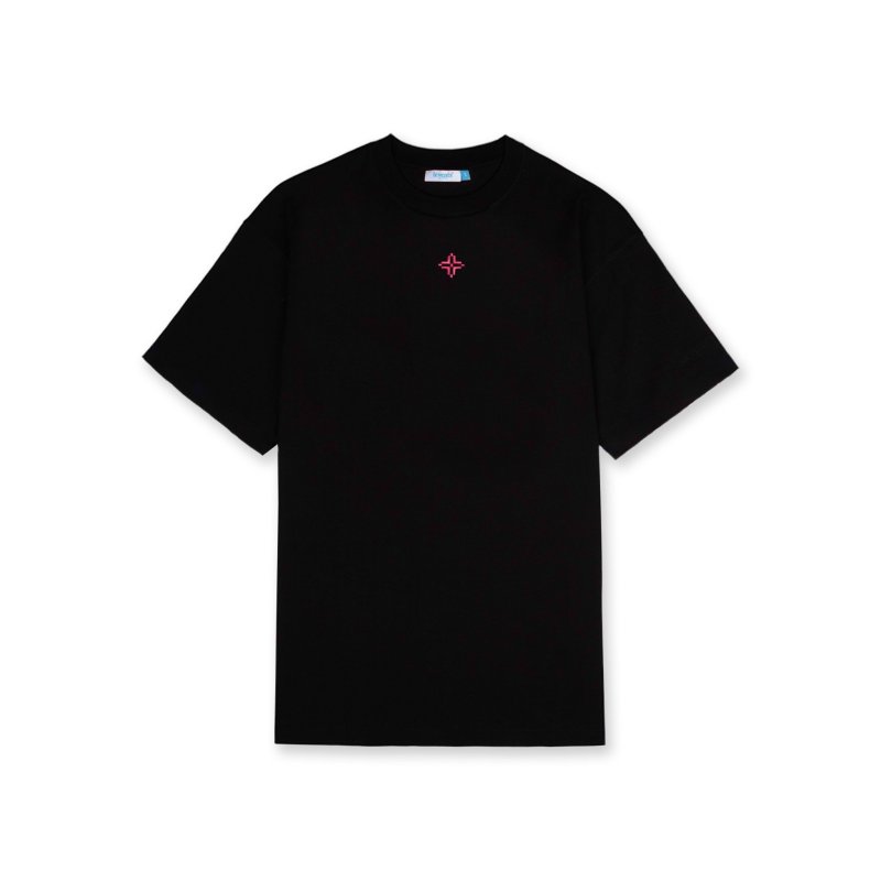 [DF]LEVENTS® Áo thun XL "LẤP LÁNH" LOGO BLACK / PINK