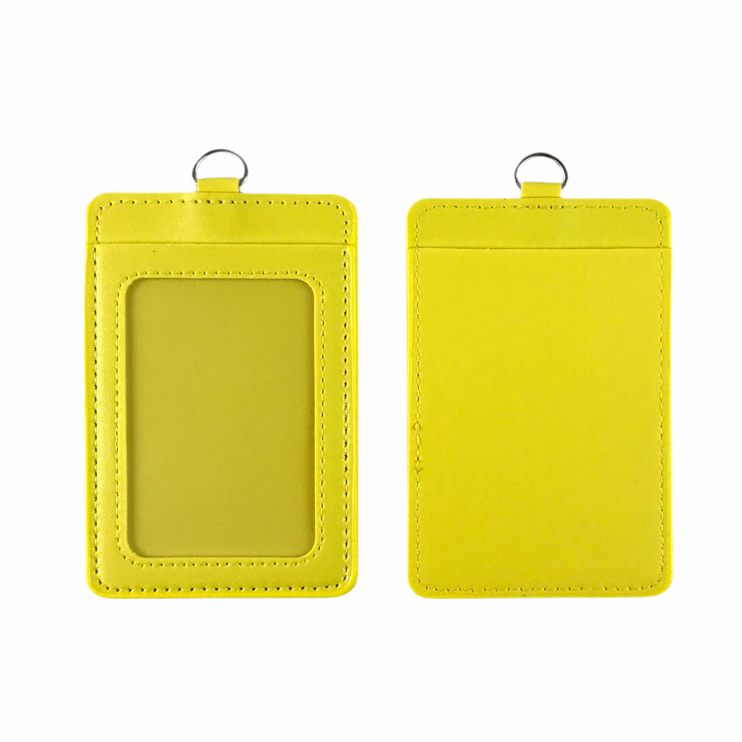 Bảng tên da 5.5x8.5cm 2 ngăn đứng (25)