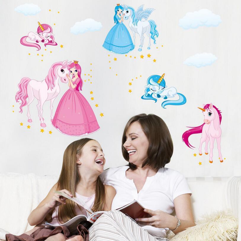 Decal dán tường Ngựa Pony cho bé