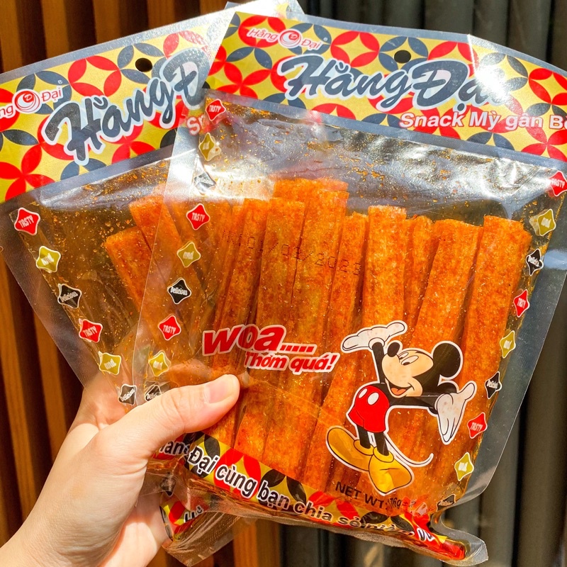 Snack Bò Miếng Hằng Đại Vị Cay Cay 320g (Gói~40 miếng) - Sườn Dê Hằng ...