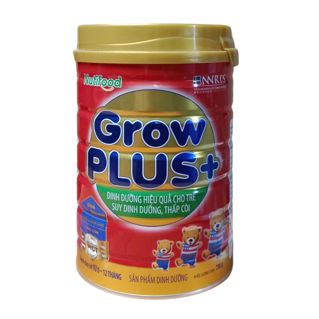 Sữa Bột Nutifood Grow Plus+ Đỏ / Xanh nhạt/ Bạc 0+/1+/2+ Hộp 800g/ 900g/780g