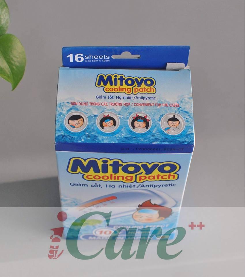 MIẾNG DÁN HẠ SỐT MITOYO COOLING PATCH (TÚI 2 MIẾNG)