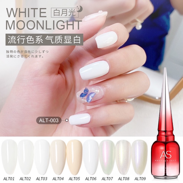 Sơn gel as trắng nước gạo hot mới