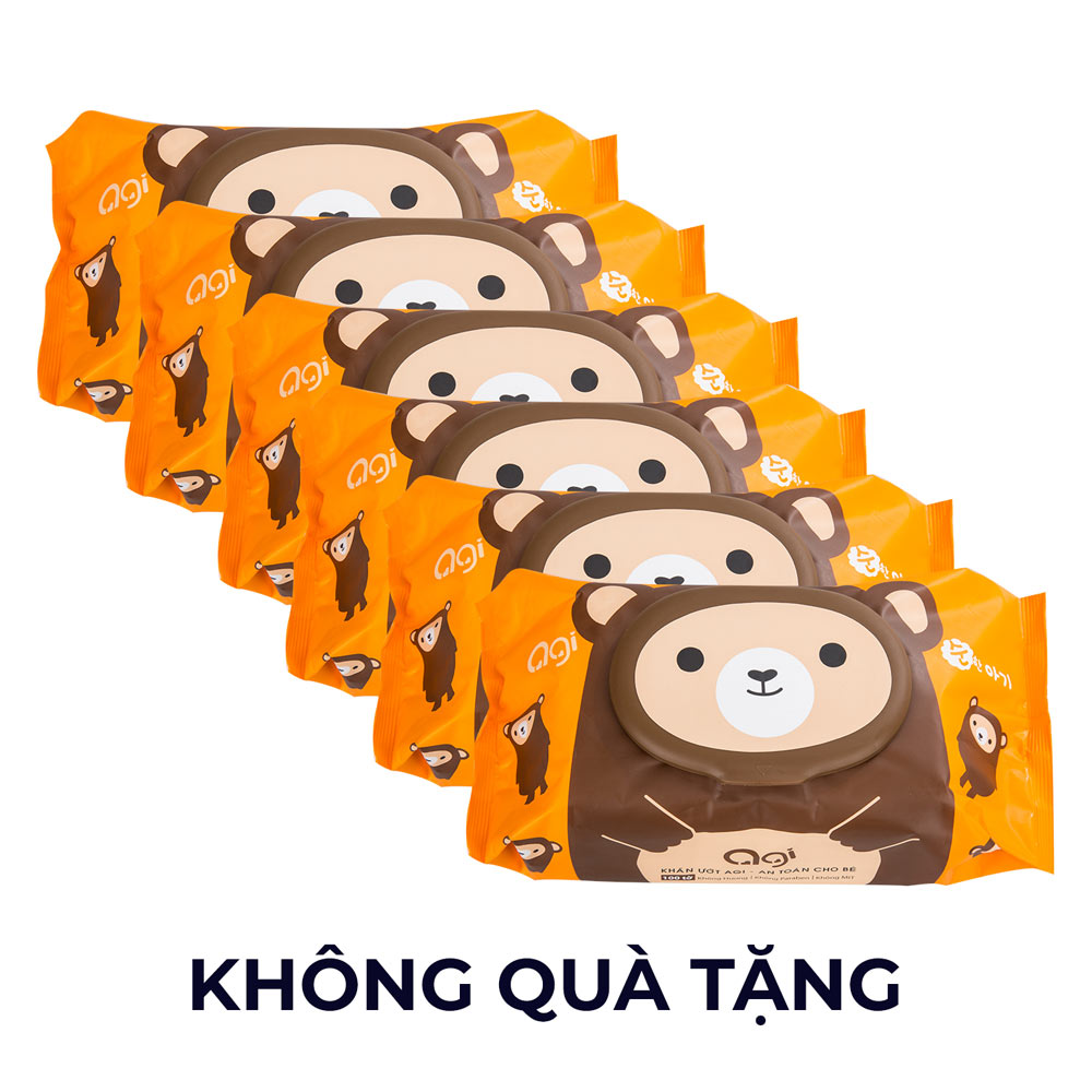 ( ko kèm quà) KHĂN ƯỚT KHÔNG MÙI HÀN QUỐC AGI 100 TỜ