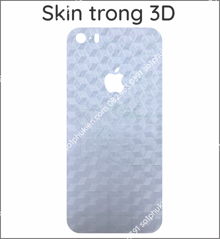 Miếng dán mặt lưng skin carbon iPhone 5 / 5s / 5c