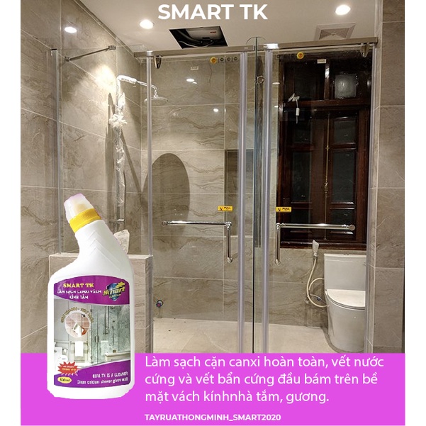 Nước Tẩy Rửa Cặn Canxi Trên Kính SMART TK