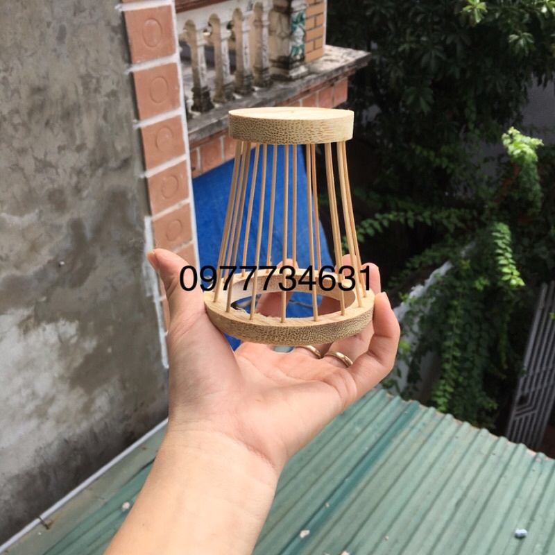 Loa chống ngoái chống lộn chim chào mào tre già gắn nóc lồng chắc chắn hiệu quả Phụ kiện Kabosa