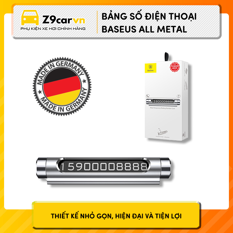 Bảng số điện thoại Baseus All Metal