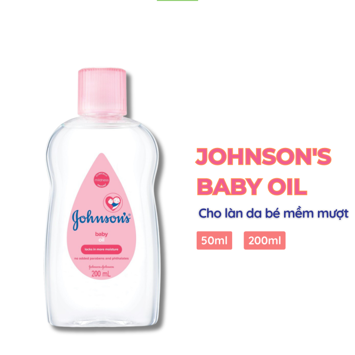 Dầu massage Johnson's baby 50-200ml