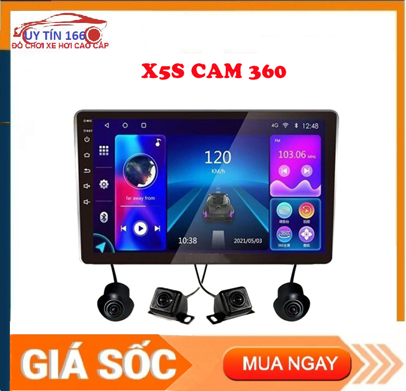 Màn liền cam 360 x5s pro 2022 ram 4g rom 64g chip 8 nhân, xem camera toàn cảnh an toàn tiện ích. màn hình 360 toàn cảnh cao cấp giám sát từ xa trên điện thoại di động, an toàn tiện ích, uy tín 166
