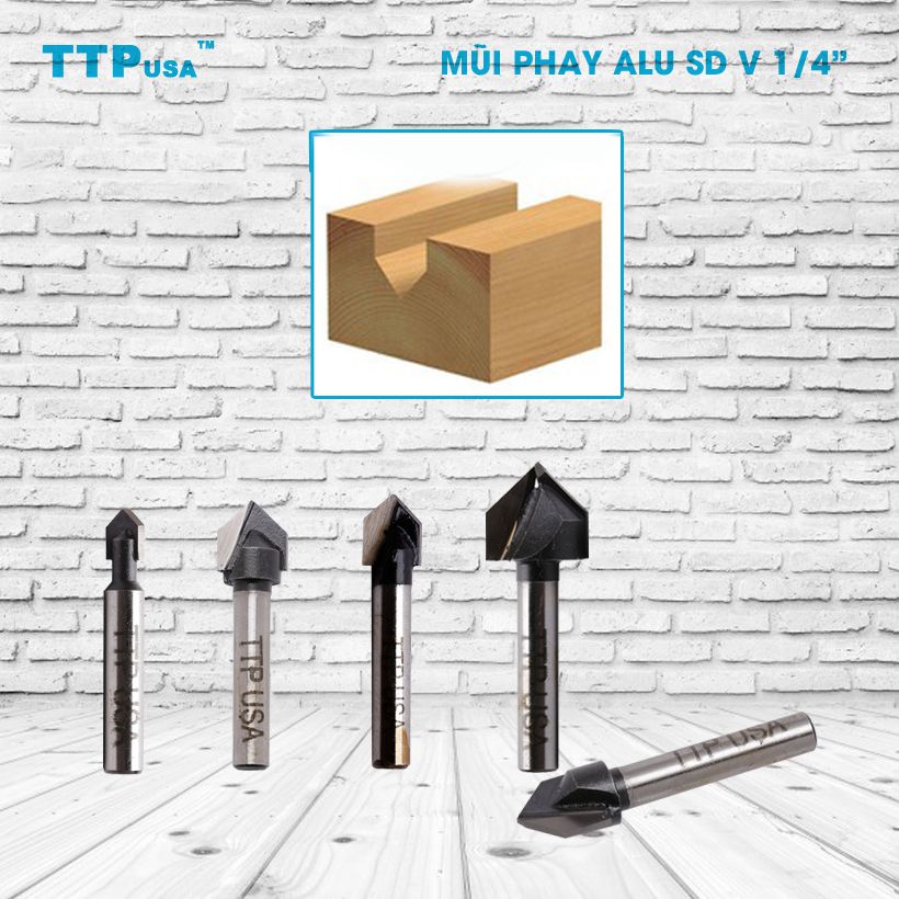 Mũi Phay V 8mm TTPusa