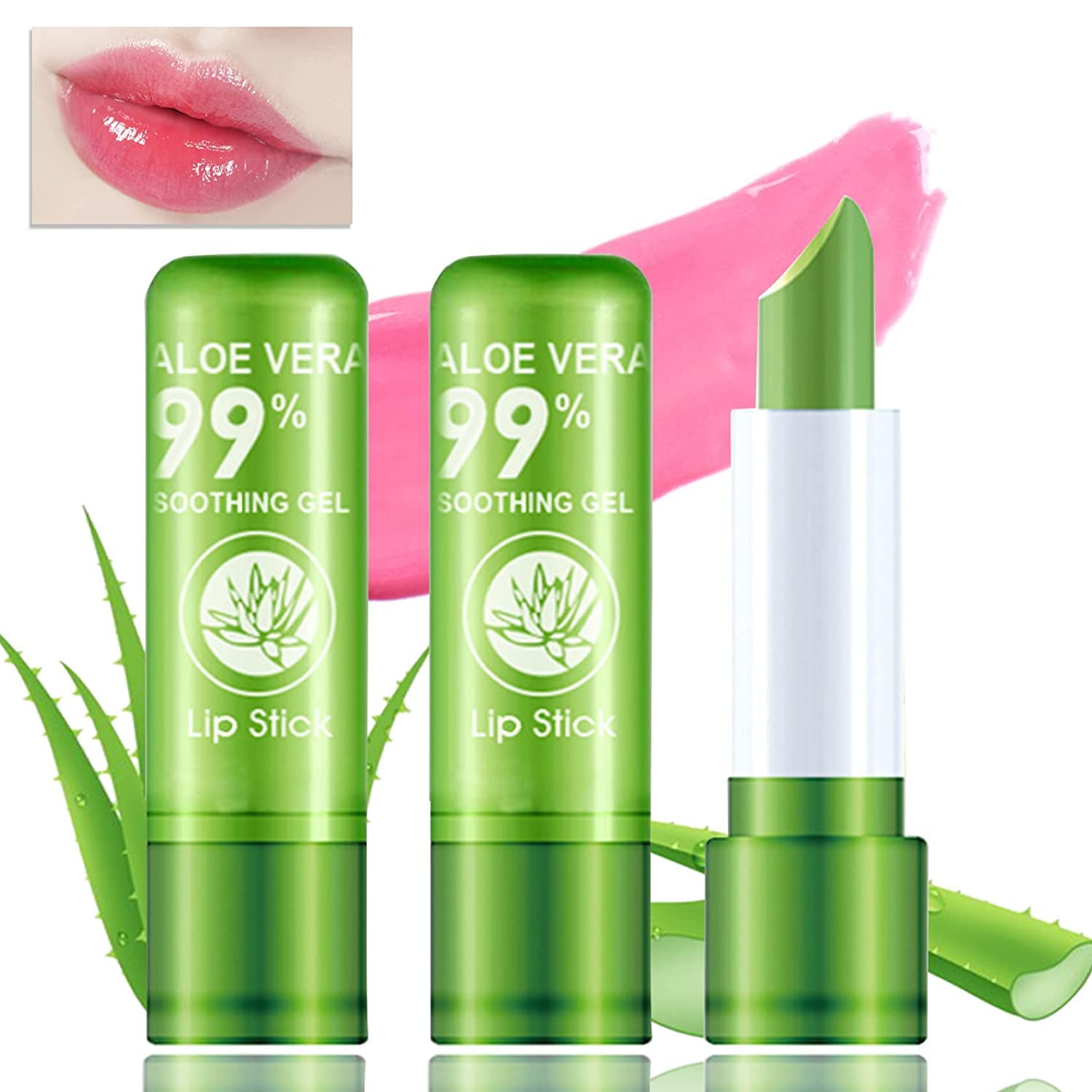 Son dưỡng môi đổi màu tanako Magic Lipbalm
