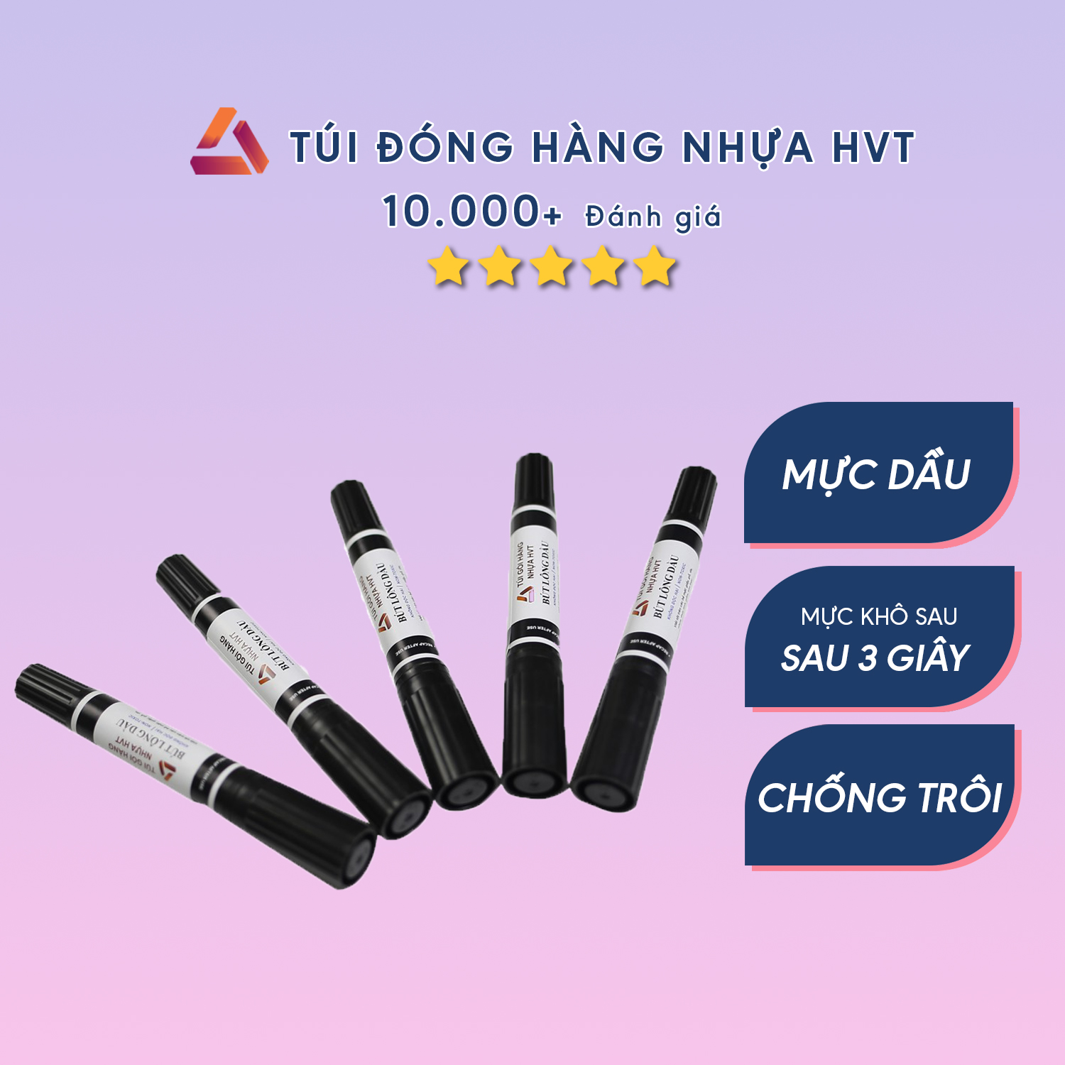 Bút lông dầu chống trôi Nhựa HVT cao cấp