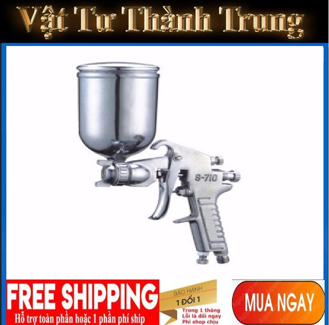 phun sơn S710-G bộ đầy đủ phụ kiện