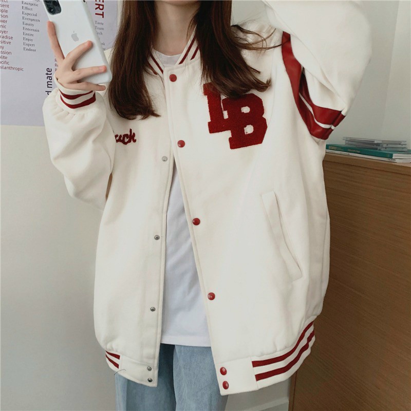 ÁO KHOÁC BOOMBER NỈ THÊU IB CỰC CHẤT TP6342