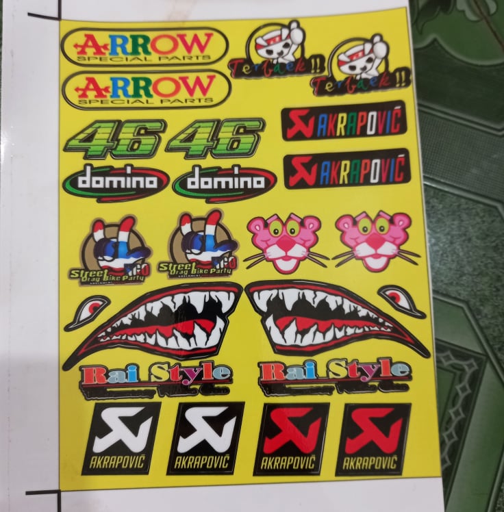 Tem tấm logo kt 20x25cm