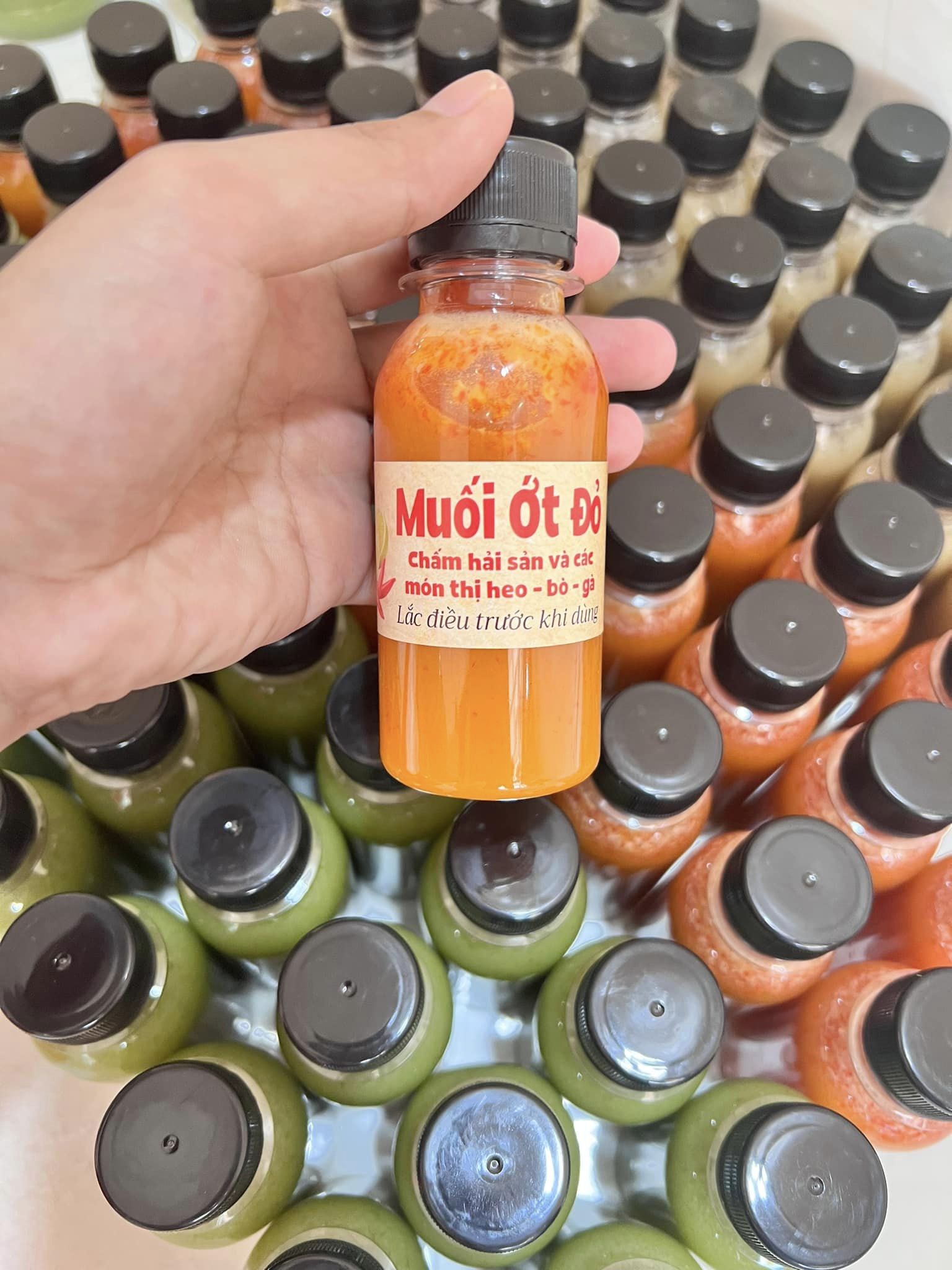 Set nước chấm hải sản 3 vị 3 chai mỗi chai 100ml
