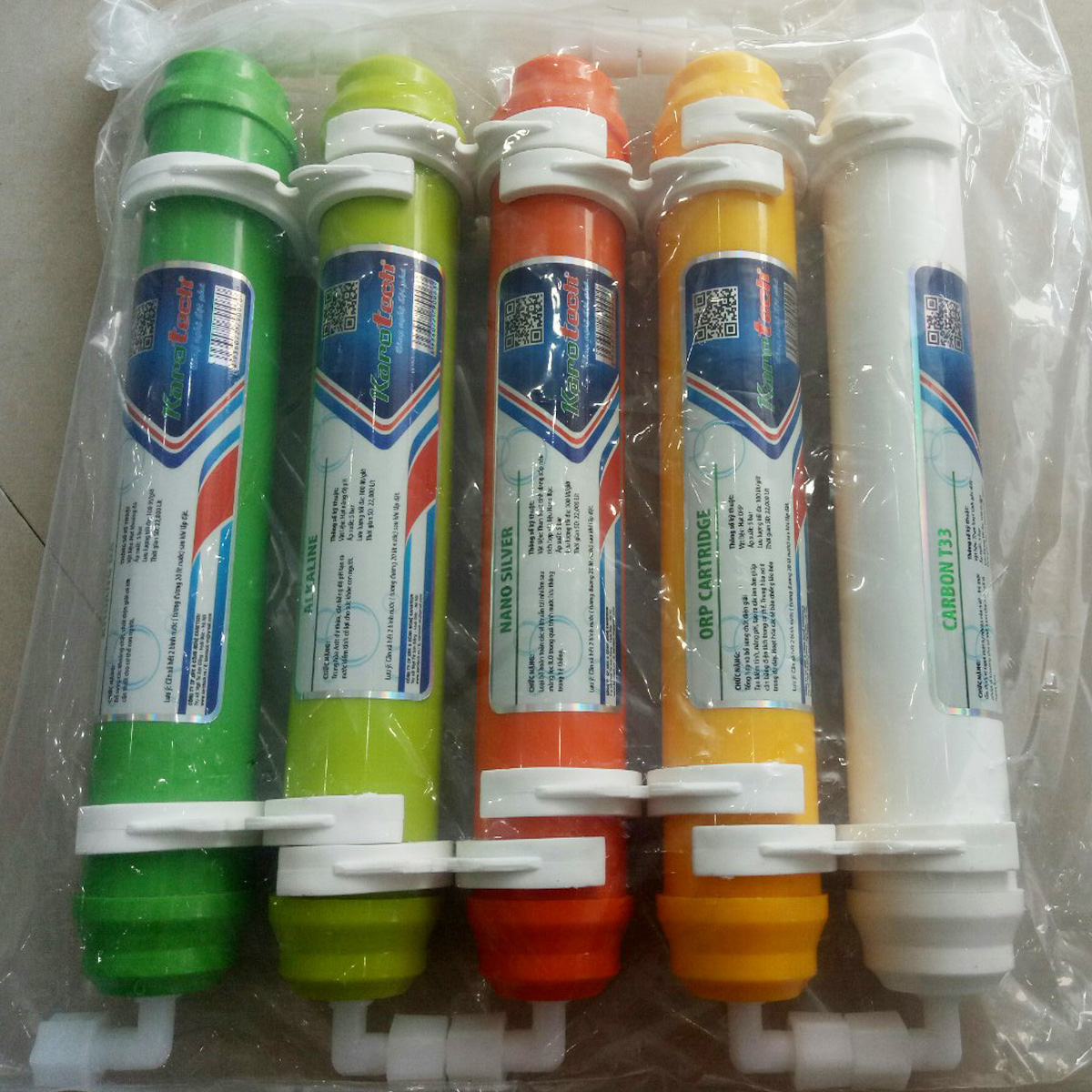 Bộ lọc nước tạo khoáng ( bộ 5 quả lọc T33 -56789 )