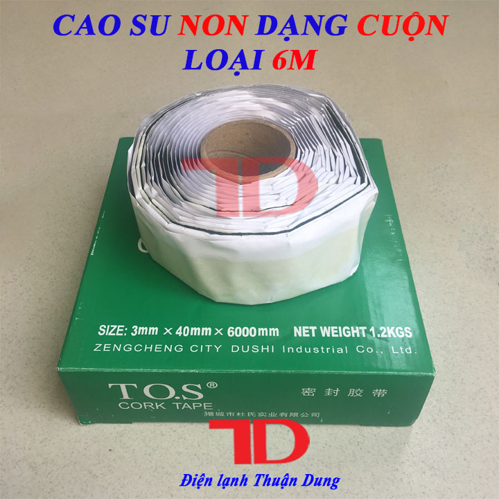 Cao su non dạng cuộn loại 6m cuộn