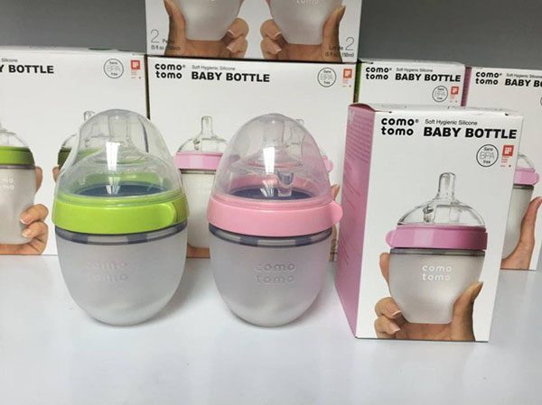 Bình Sữa, Bình Sữa Comotomo Siêu Mềm Cho Bé (loại 150ml)