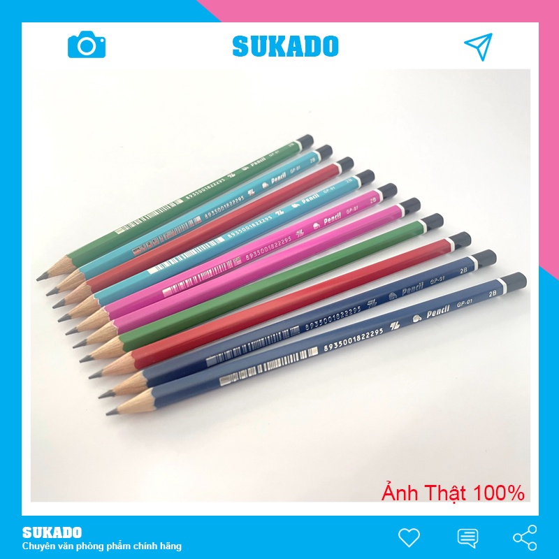 Bút chì 2B Thiên Long GP01 SUKADO