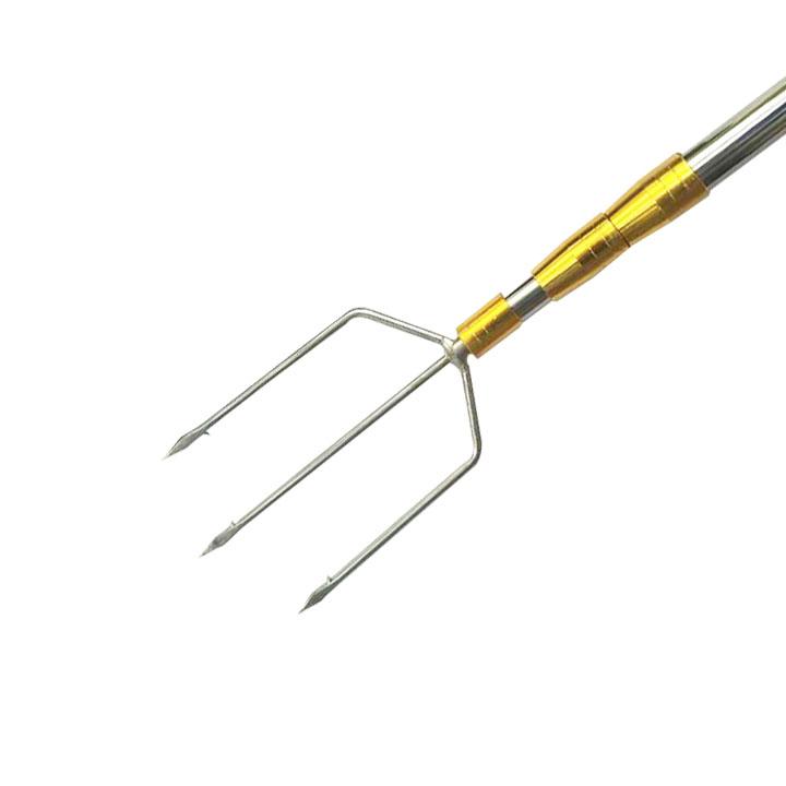 Dụng cụ bắt cá 3 chân có ngạch (có cán 3M)