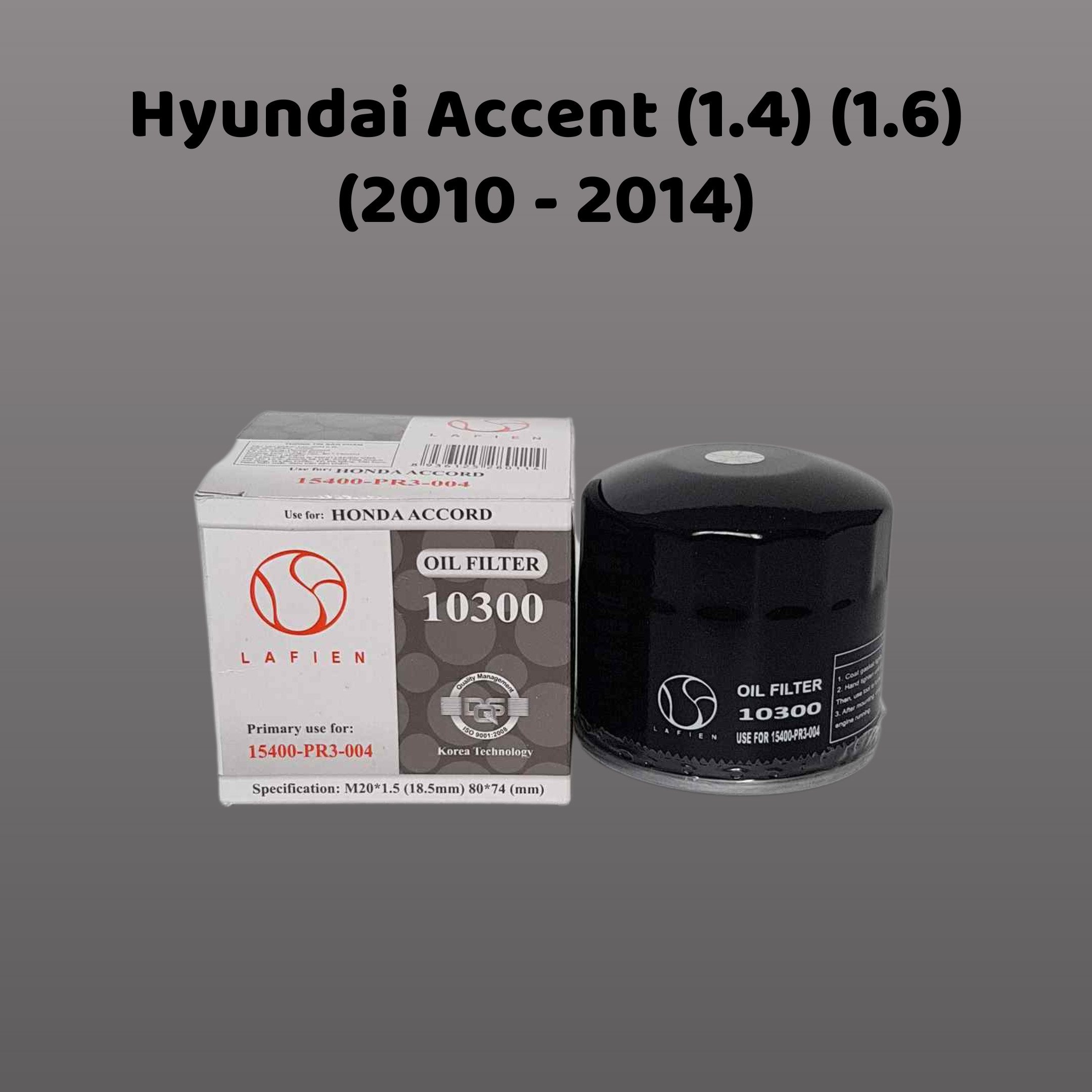 Lọc nhớt Hyundai Accent (1.4) (1.6) (2010 - 2014)