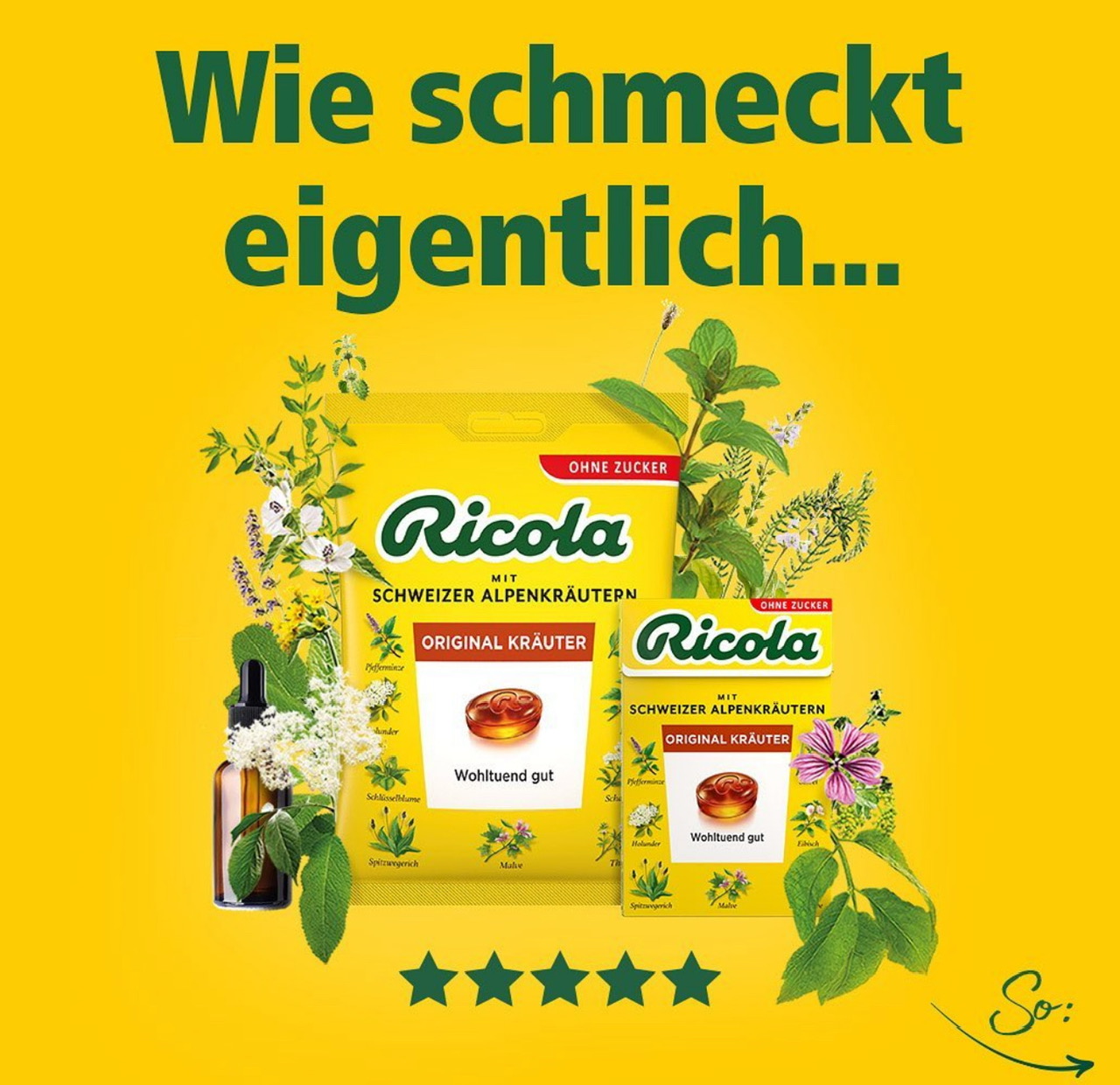 Kẹo thảo mộc Ricola  - Đức