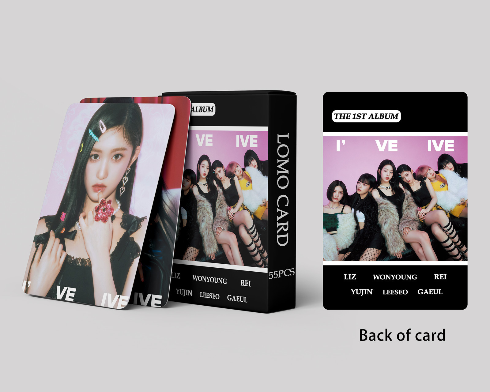 Set 55 lomo card IVE - I AM 2023