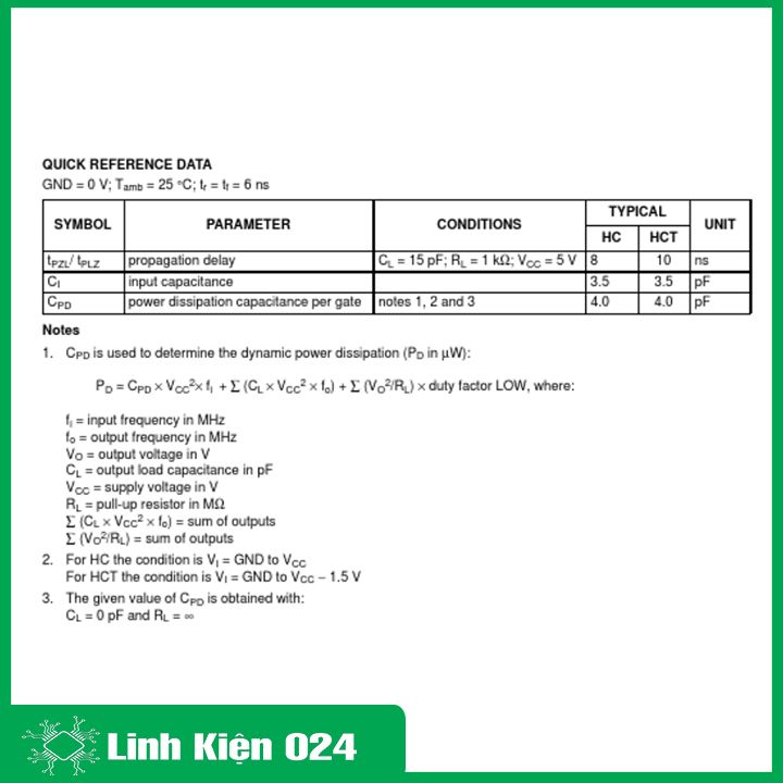 IC 74HC03 DIP14 2-Input NAND điện áp 2-6V