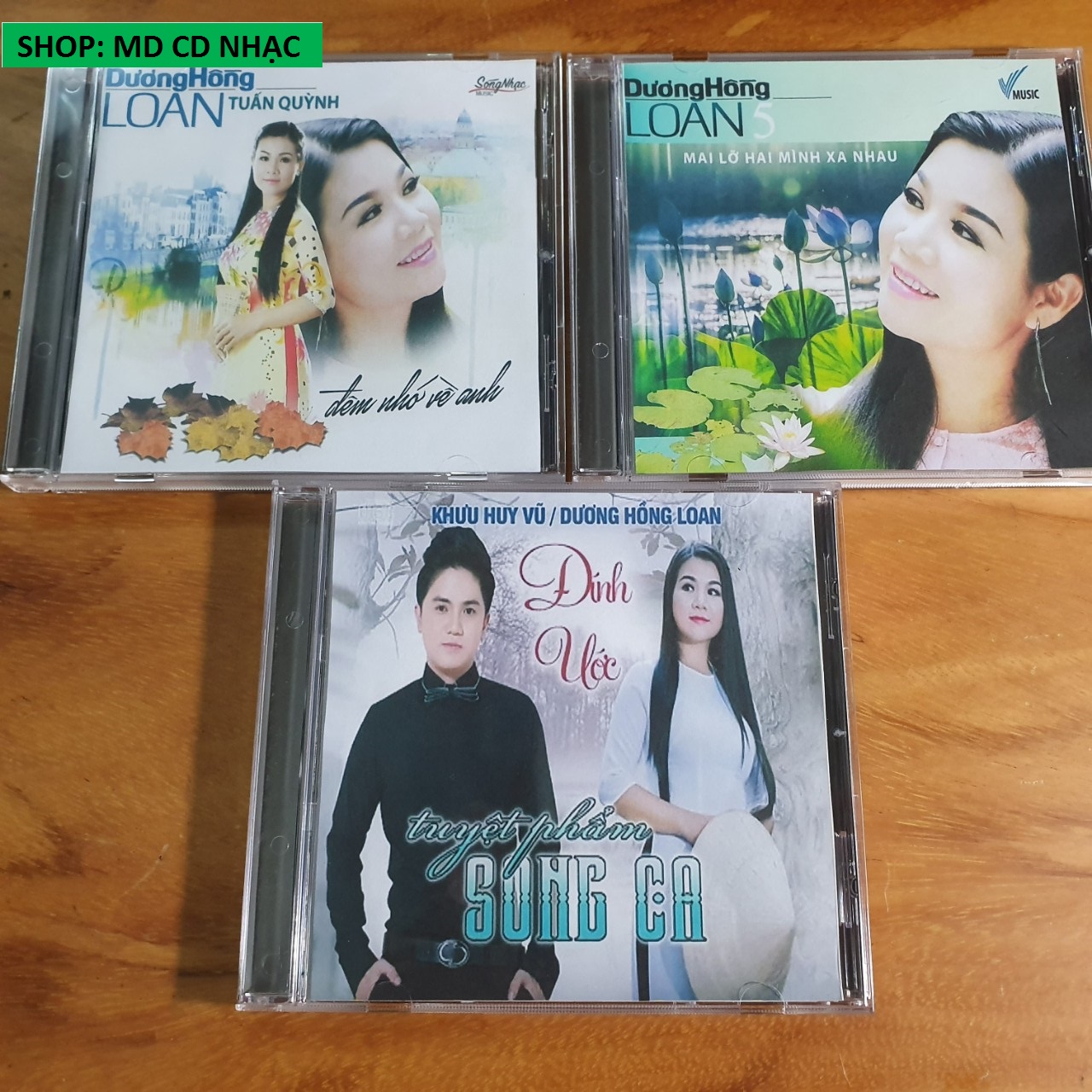 [MDCD] BỘ 3 ĐĨA CD NHẠC BOLERO DƯƠNG HỒNG LOAN